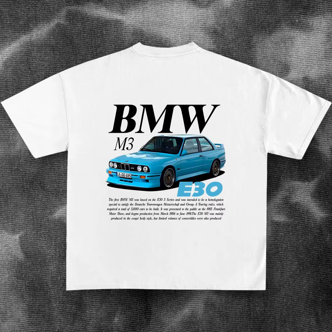 BMW M3 E30 Car T Shirt Men Mens Clothing Sexmachine Tentac O